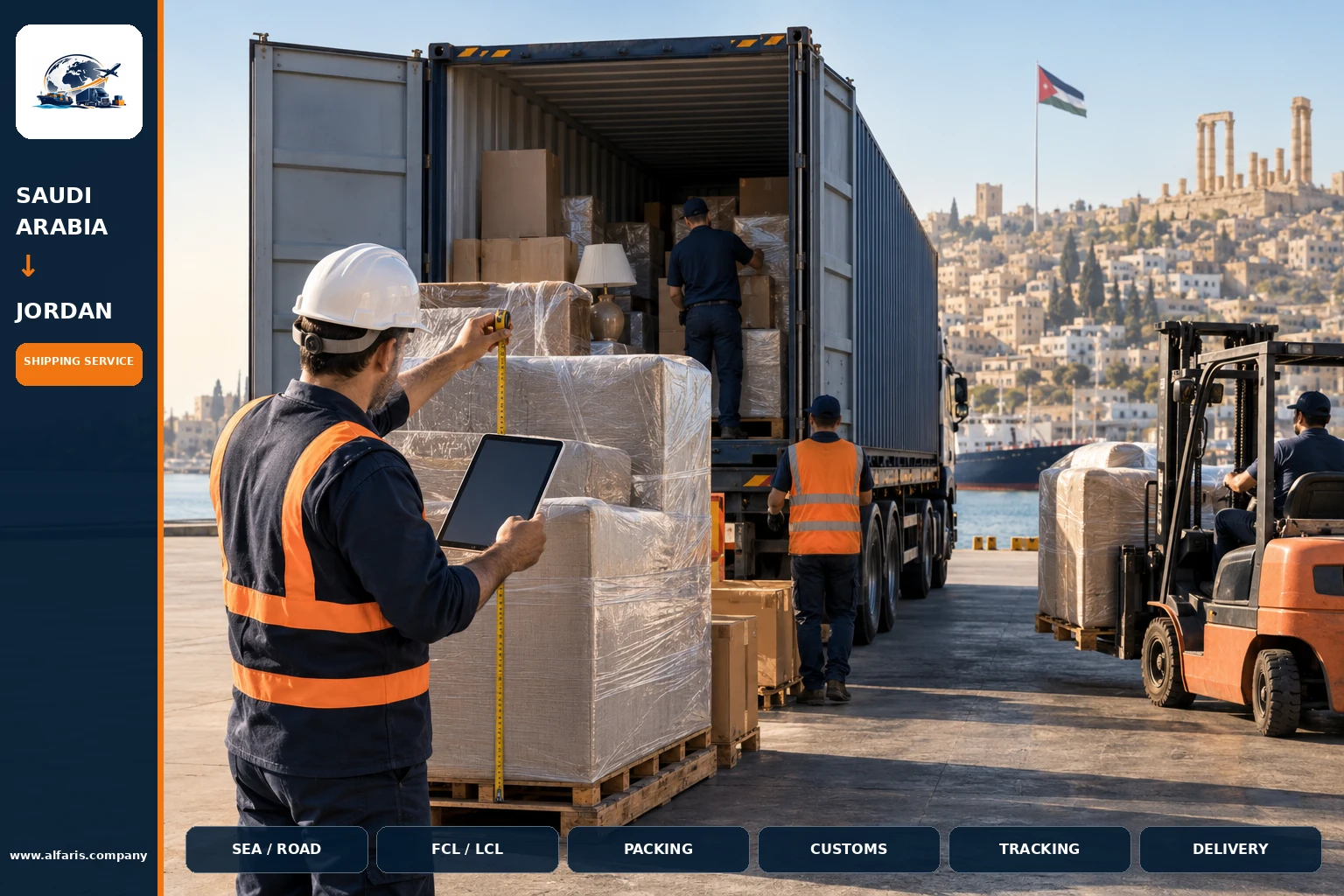Shipping prices to jordan — service overview