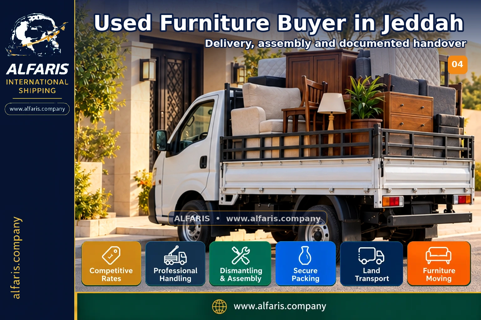 Used Furniture Buyer in Jeddah - completed handover