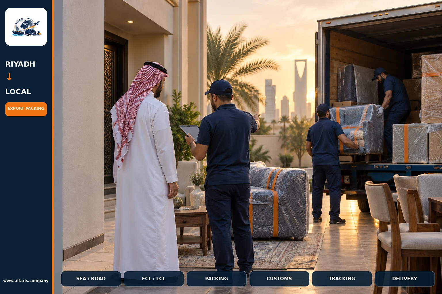 used furniture buyers in Riyadh - careful handling